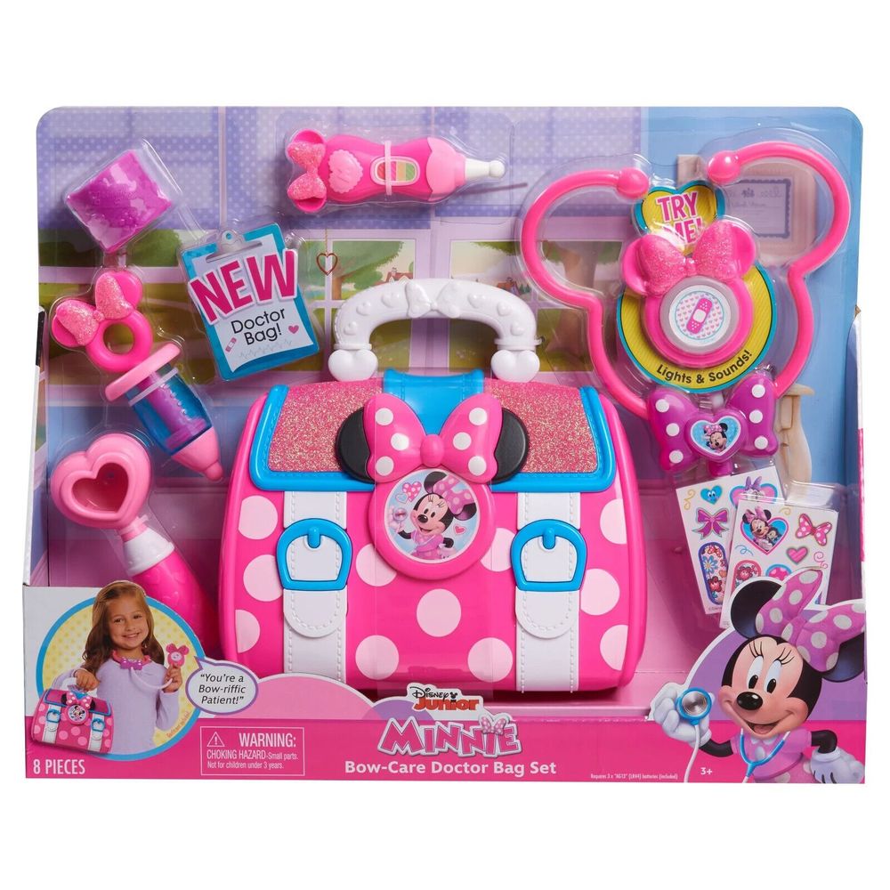 Disney Junior’s Minnie Mouse Bow-Care Vet Bag Set (NEW)